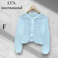 I.T.'S. international クロップド ホワイトカーディガン Fのサムネイル