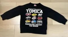 TOMICA プリント 裏起毛長袖トレーナー
