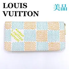 ルイヴィトン N40675 ダミエ ヘリテージ ジッピーウォレット ラウンド  