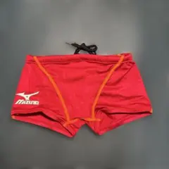 MIZUNO 競泳水着 ボックス レッド×オレンジ　サイズSSのサムネイル