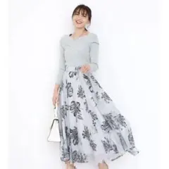 ジャスグリッティー　フロッキーフラワースカート