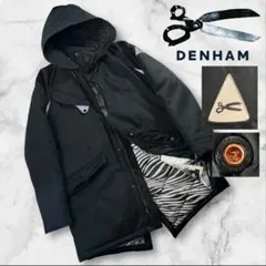 【希少】定価10万円　デンハム DENHAM ミリタリー モッズコート 中古・古着通販】Denham (デンハム) ライナー付モッズコート オリーブ