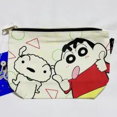 クレヨンしんちゃん　しまむら　ポーチ　オラたちの恐竜日記　シロ