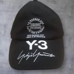 Y-3 ロゴ刺繍 キャップ Yohji Yamamoto ヨウジヤマモト
