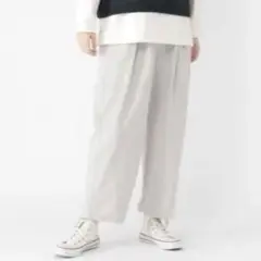 studio CLIP ゆるテーパードパンツ