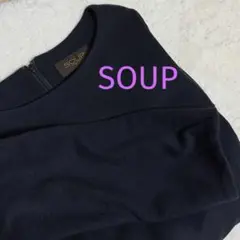 SOUP濃紺ワンピース
