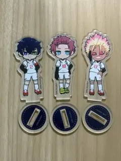 ブルーロック　ダイソー　アクリルスタンド　アクスタ　糸師冴 愛空 士道