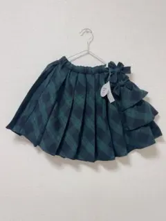 any FAM チェック柄フリルスカート