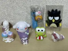 サンリオ　ミニフィギュア ストラップ　マグネットなど　8点