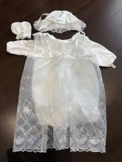 ベビードレス　ホワイト セレモニードレス サイズ50〜70cm