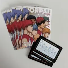 黒子のバスケ最強ジャンプ ポストカード 原画展 黒バス展 箔押しトランプ キセキ