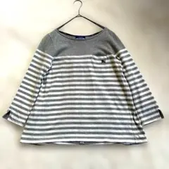 BURBERRY LONDON カットソー 38 ストライプ リボン