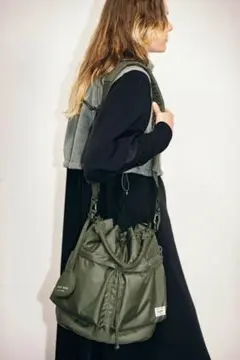 POPPY あさぎーにょ POINTE BACKPACK カーキ リュック - メルカリ
