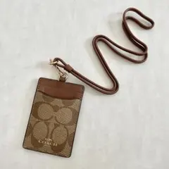 コーチ IDケース カードケース 定期入れ パスケース レディース ストラップ