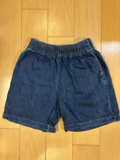 【未使用】GU デニムハーフパンツ Mサイズ