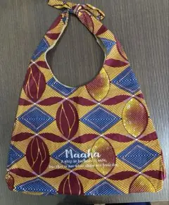 SHIPS♣︎Maaha エコバッグ アフリカンバティック柄 布トートバッグ