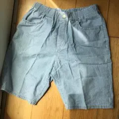 ユニクロ キッズ ハーフパンツ　ストライプ