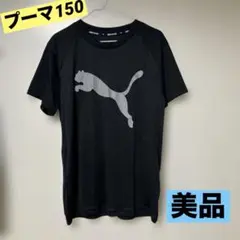 プーマ　半袖　スポーツシャツ　黒　150 シンプル　美品
