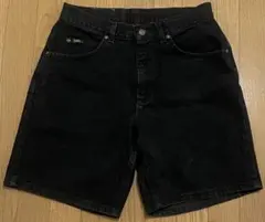 Lee ブラックデニム　ショートパンツ　USA製