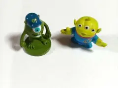 【お得】モンスターズインクとリトルグリーンメン 　フィギュア2つセット