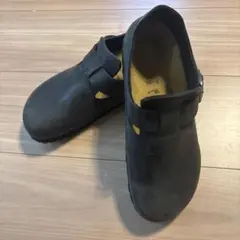 BIRKENSTOCK LONDON ブラック レザー サンダル 42 - メルカリ