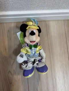 ミッキー　ぬいぐるみバッジ　イースター