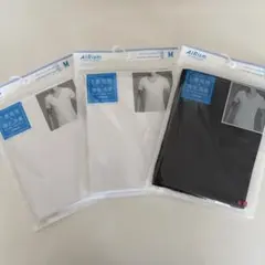 メンズ エアリズム デオドラントメッシュ VネックT 3枚セット