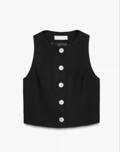 ZARA クルーネックショートベスト