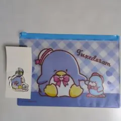 サンリオキャラクターズファスナーケースマーカーチャームタキシードサム2点
