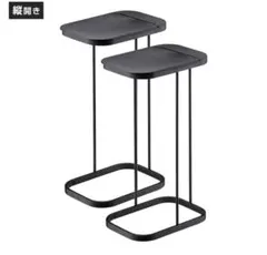蓋付きゴミ箱 45L ゴミ袋ホルダー ルーチェ LUCE 2個セット　黒のサムネイル