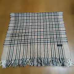 DAKS チェック柄ストール ウール100%　ひざ掛け　美品