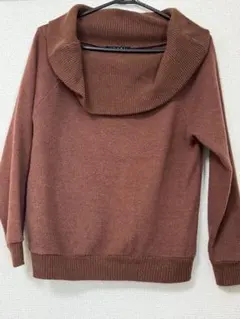 INGNI オフショルトップス ブラウン オフショルダー セーター 長袖
