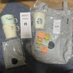 スターバックス　福袋　トート　サコッシュ　カップ　ポーチ　タンブラー　フード