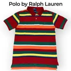 Polo Ralph Lauren マルチボーダー 半袖ポロシャツ Lサイズ