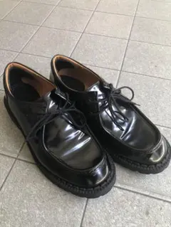 UNIQLO カジュアルシューズ 黒 レザー