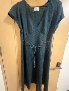 カジュアルにもフォーマルにも KUMIKYOKU 組曲 半袖ワンピース サイズ7