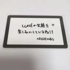 【即購入❌️】&TEAM　メッセージカード　NICHOLAS　有明　東京