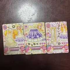 アイカツカード　星宮いちご3枚セット