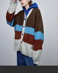 ENDER PRODUCTS ビックシルエットVネックニットカーディガンのサムネイル