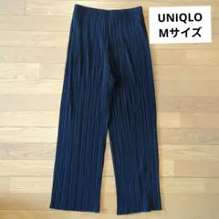 ユニクロ ブラック プリーツパンツ M