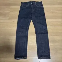 【サンプル級色落】トロフィークルージング　ダブルニー　デニム　32インチ サンプル級色落】トロフィークルージング ダブルニー デニム 32