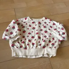 いちご　トレーナー　裏起毛　90 ブリーズ