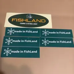 FISHLAND ステッカー 6枚セット　レア