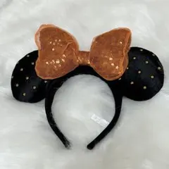 ディズニー ハロウィン 2024 カチューシャ オレンジ