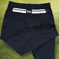 美品 パーリーゲイツ ジョガーパンツ M〜L相当 濃紺 紺 ネイビー 白 4