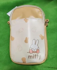 miffy スマホショルダーバッグ 　 ベージュ