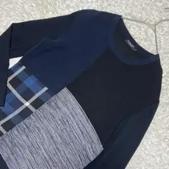 【ゆっけ様　専用】ブラックレーベルクレストブリッジ パネル切替コットンニット