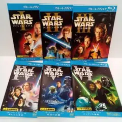 スター・ウォーズ　STAR WARS　Ⅰ〜Ⅵ　レンタル落ち　Blu-ray　６巻