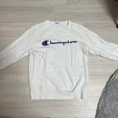 Champion クルーネック スウェット ホワイト Mサイズのサムネイル
