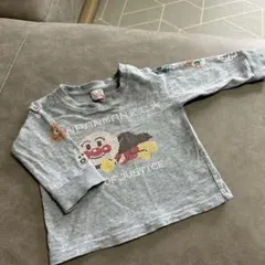 アンパンマン 長袖Tシャツ 80㎝　グレー